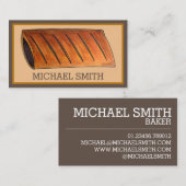 ソーセー転がジブリティッシュフードセイボリーパティシシェフカフェ 名刺 (正面/裏面)