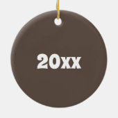 ソーセー転がジブリティッシュ風味のパストリースナック食品UK セラミックオーナメント (裏面)