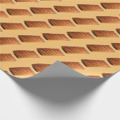 ソーセー転がジブリティッシュ風味のパストリースナック食品UK ラッピングペーパー (角)