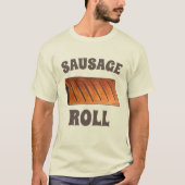 ソーセー転がジブリティッシュ風味のパストリースナック食品UK Tシャツ (正面)