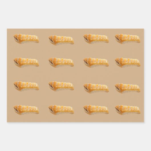 ソーセ転がーラップ紙 ラッピングペーパーシート (正面)