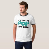 ソーダと呼ばポップ・アートのれてない Tシャツ (正面フル)