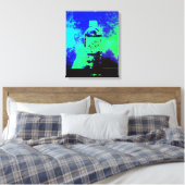 ソーダアポップ・アートのート キャンバスプリント (インサイチュ (寝室))