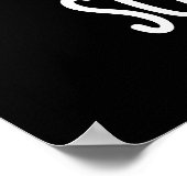 ソーダウンチおもしろいドリンクプンダークBG ポスター (角)