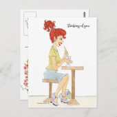 ソーダガールはがき ポストカード (正面/裏面)