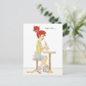 ソーダガールポストカード ポストカード (スタンド正面)