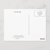 ソーダガール恋しく思ズ・ユー ポストカード (裏面)