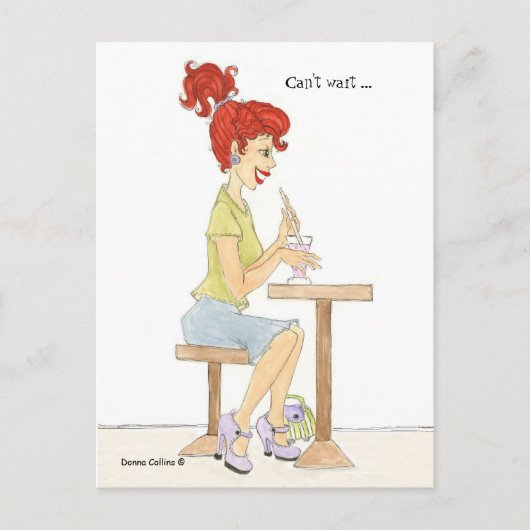 ソーダガール恋しく思ズ・ユー ポストカード (正面)