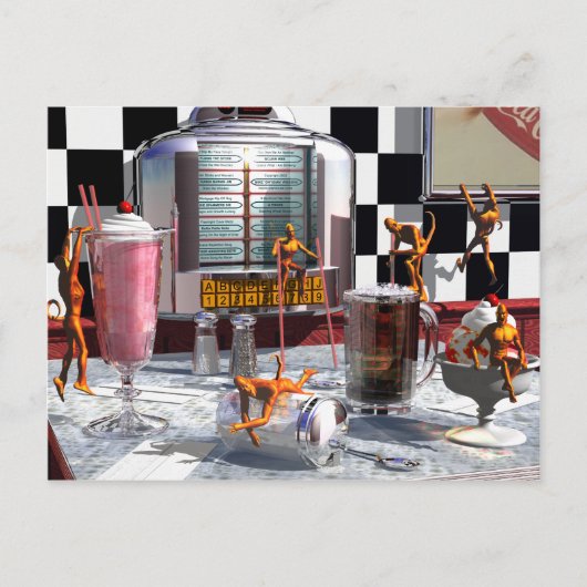 ソーダショップデモン ポストカード (正面)