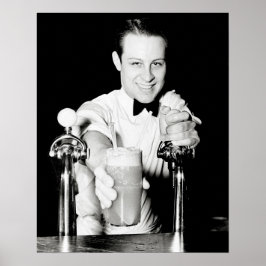 ソーダショップ、1936年。ヴィンテージ写真 ポスター
