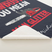 ソーダストユーマインマングリッタータイポグラフィ シェルパブランケット (3/4)