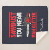 ソーダストユーマインマングリッタータイポグラフィ シェルパブランケット (正面(横))