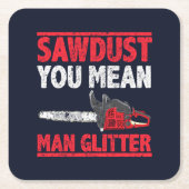 ソーダストユーマニアグリッタールンバージャックギャグ スクエアペーパーコースター (正面)