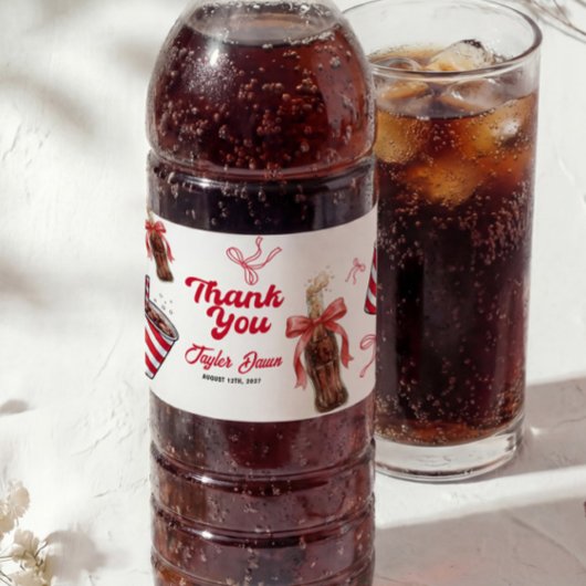 ソーダポップベイビーシャワーボトルラベル ペットボトルラベル