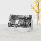 ソーダポップ・アートのデリバリートラック、1920年代初期 カード (黄色い花)