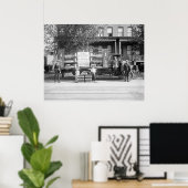 ソーダポップ・アートのデリバリートラック、1920年代初期 ポスター (ホームオフィス)