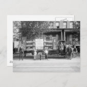 ソーダポップ・アートのデリバリートラック、1920年代初期 ポストカード (正面/裏面)
