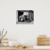 ソーダポップ・アートのデリバリートラック、1924。ヴィンテージ写真 ポスター (キッチン)