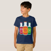 ソーダポップ・アートのボトル Tシャツ (正面フル)