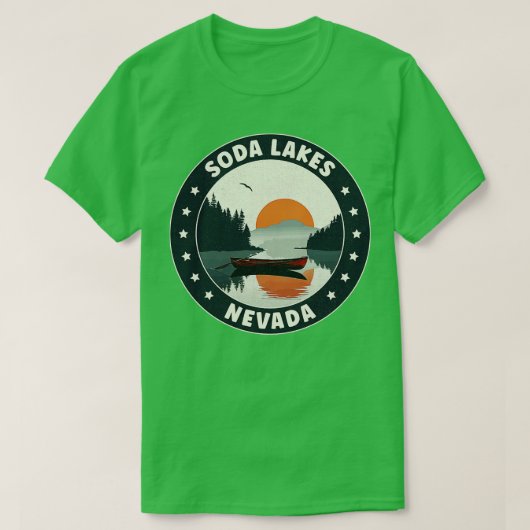ソーダレイクスネバダサンセット Tシャツ (デザイン正面)