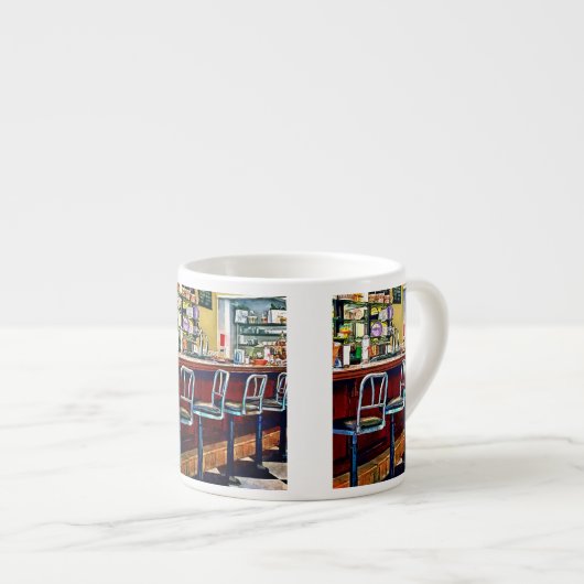 ソーダ噴水付き菓子店 エスプレッソカップ (正面右)