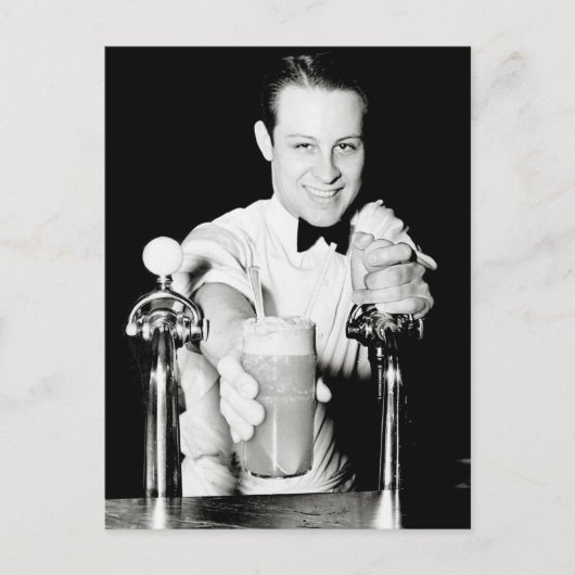 ソーダ店， 1936 ポストカード (正面)