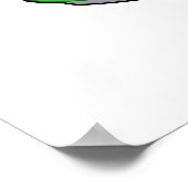 ソーダ気おもしろい気なソポップ・アートのダ ポスター (角)