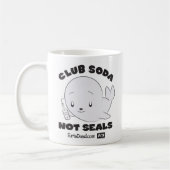 ソーダ水シールのマグではなく コーヒーマグカップ (左)