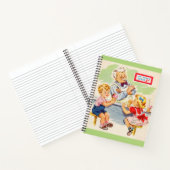 ソーダ泉で愛らしい子供たち ノートブック (内部)