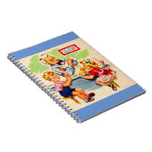 ソーダ泉で愛らしい子供たち ノートブック (右側)