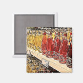 ソーダ色 マグネット (正面/裏面)