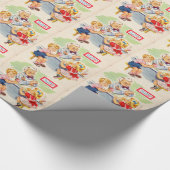 ソーダ・ファウンテンの愛らしい子供 ラッピングペーパー (角)