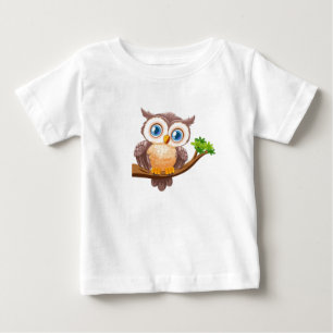 ソートフクロウ ベビーTシャツ