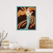 ソート~ヴィンテージファッションイラストレーション ポスター (キッチン)