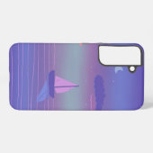 ソードの5の逆位置 タロットにインスパイアされたアート SAMSUNG GALAXYケース (裏面横)
