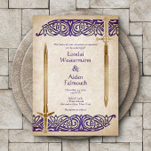 ソードケルト結婚ティック 招待状