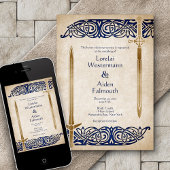 ソードケルト結婚ティック 招待状