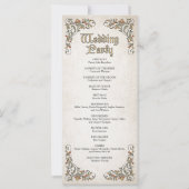 ソードゲーマーファンタジー結婚式 プログラム (裏面)