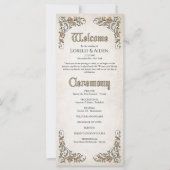 ソードゲーマーファンタジー結婚式 プログラム (正面)