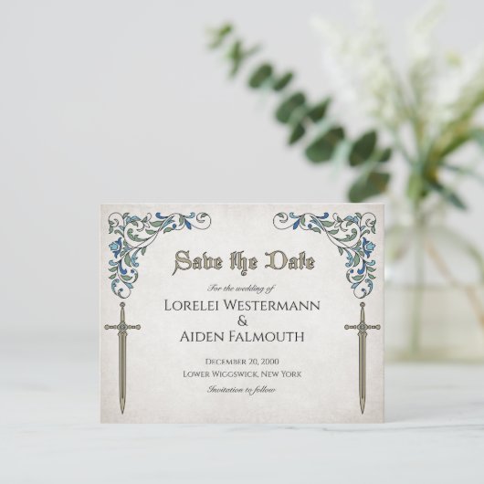 ソードゲーマー結婚ファンタジー サンキューカード (スタンド正面)