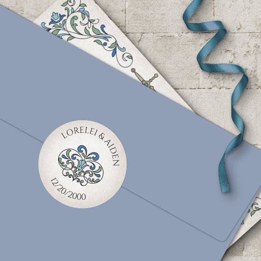 ソードゲーマー結婚ファンタジー ラウンドシール