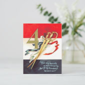 ソードサベル赤白青 ポストカード (スタンド正面)