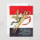 ソードサベル赤白青 ポストカード (正面/裏面)