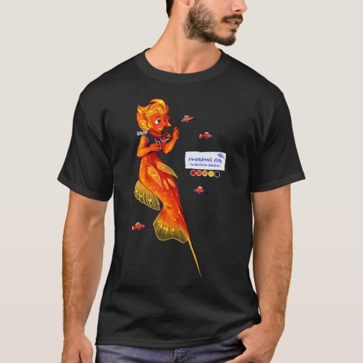 ソードテールフィッシュ (Mermay 2024/5) Tシャツ (正面)