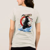 ソードファイター | 女性用長袖 トライブレンドTシャツ (裏面)