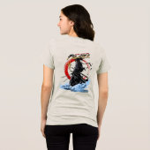 ソードファイター | 女性用長袖 トライブレンドTシャツ (裏面全面)