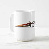 ソードフィッシャー コーヒーマグカップ (正面左)