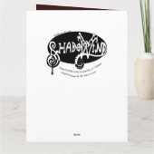 ソード付き神秘的なグリフィン誕生日カード カード (裏面)