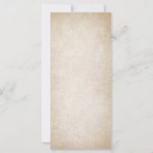 ソード王室の結婚メニュー (裏面)