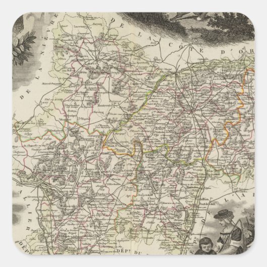 ソーネエロワール省 スクエアシール (正面)